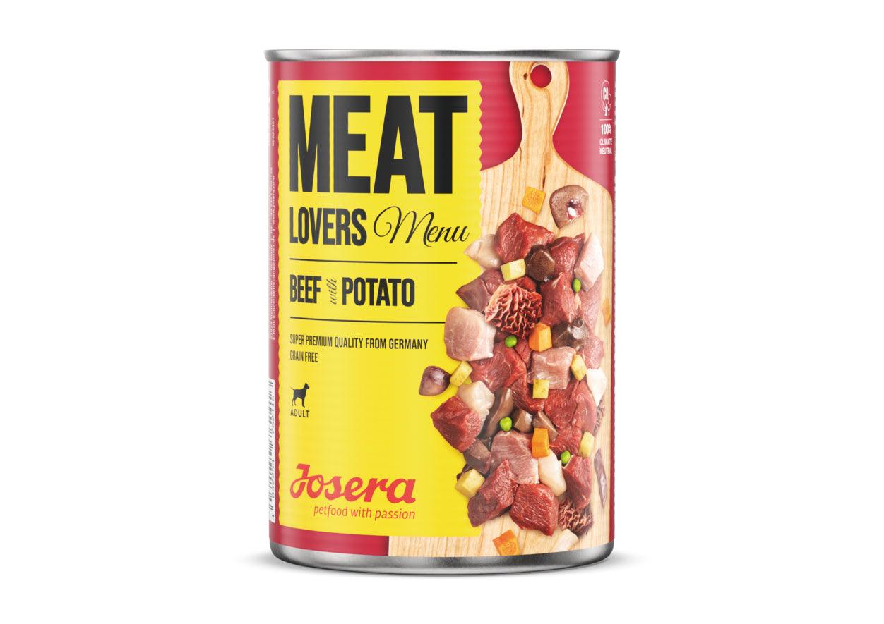 Artikel mit dem Namen Josera Hund MeatLovers Beef&Potato im Shop von zoo.de , dem Onlineshop für nachhaltiges Hundefutter und Katzenfutter.