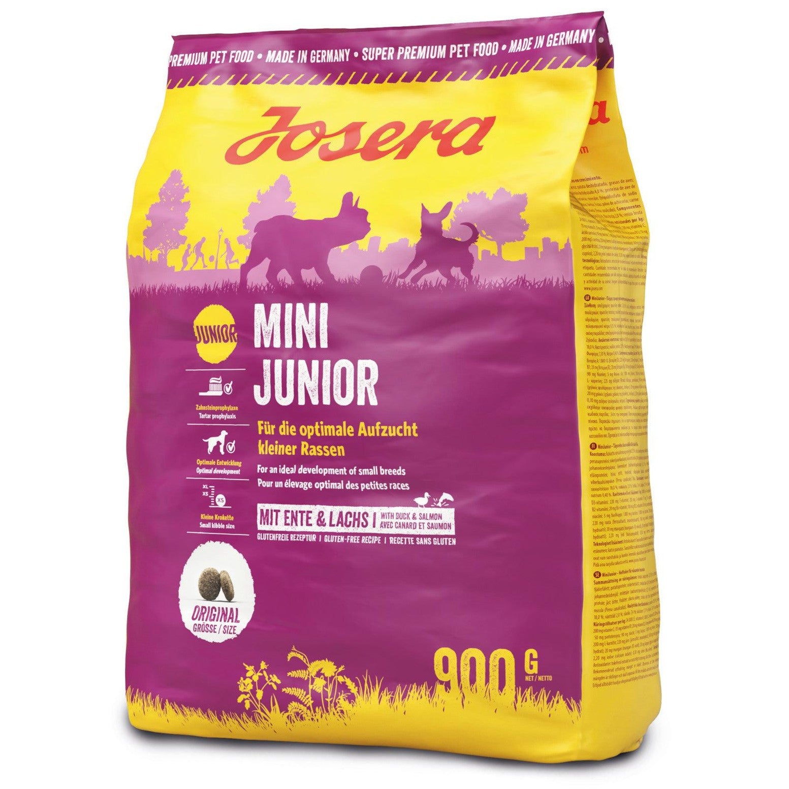 Artikel mit dem Namen Josera Hund MiniJunior im Shop von zoo.de , dem Onlineshop für nachhaltiges Hundefutter und Katzenfutter.