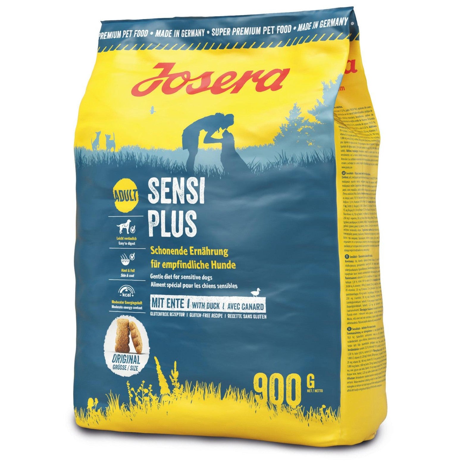 Artikel mit dem Namen Josera Hund SensiPlus im Shop von zoo.de , dem Onlineshop für nachhaltiges Hundefutter und Katzenfutter.