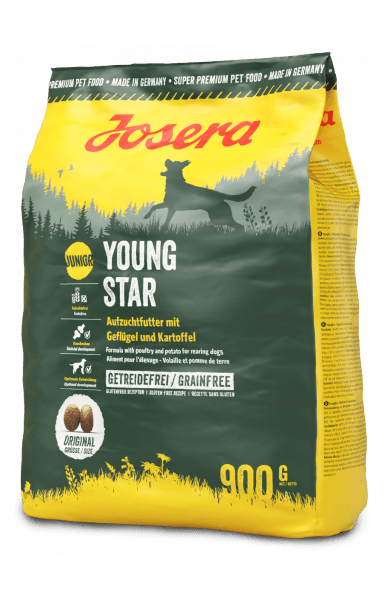 Artikel mit dem Namen Josera Hund Young Star im Shop von zoo.de , dem Onlineshop für nachhaltiges Hundefutter und Katzenfutter.