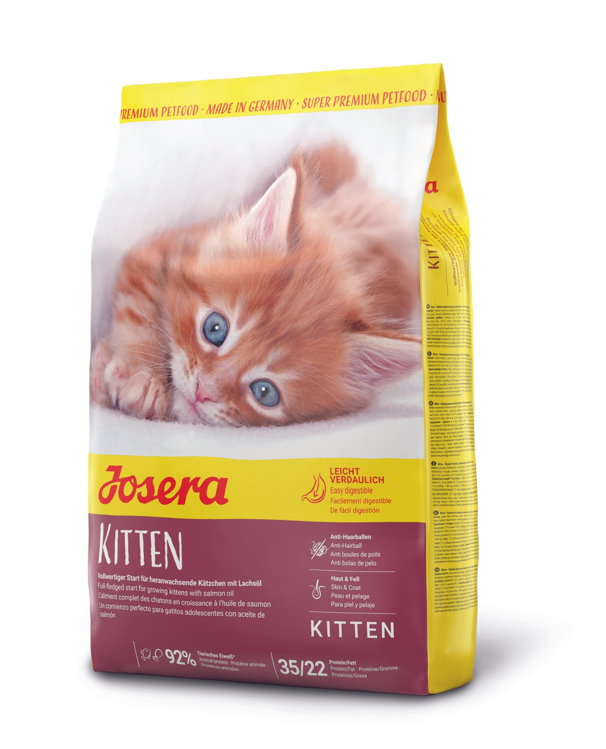 Artikel mit dem Namen Josera Katze Kitten im Shop von zoo.de , dem Onlineshop für nachhaltiges Hundefutter und Katzenfutter.