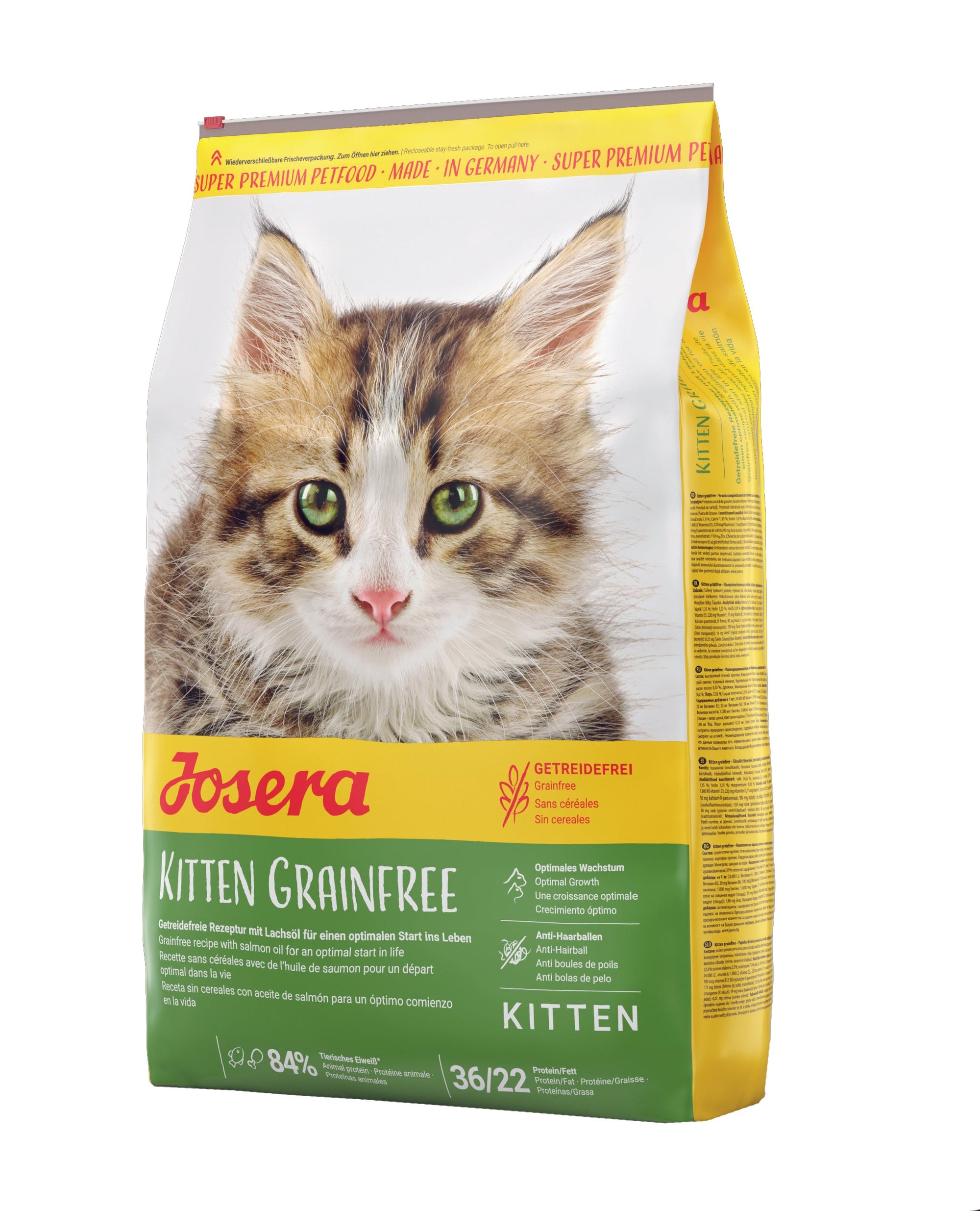 Artikel mit dem Namen Josera Katze Kitten im Shop von zoo.de , dem Onlineshop für nachhaltiges Hundefutter und Katzenfutter.