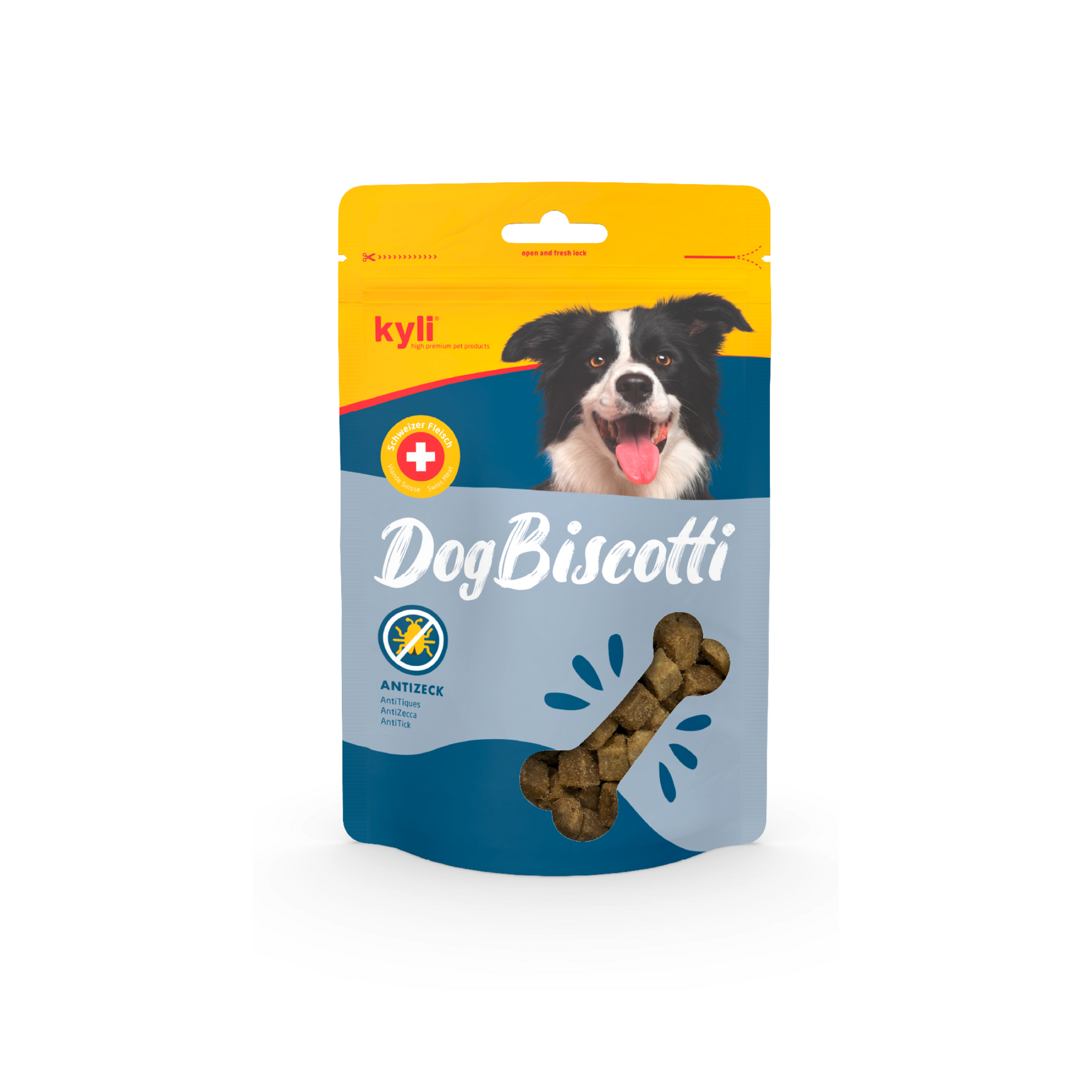 Artikel mit dem Namen kyli DogBiscotti AntiZeck im Shop von zoo.de , dem Onlineshop für nachhaltiges Hundefutter und Katzenfutter.