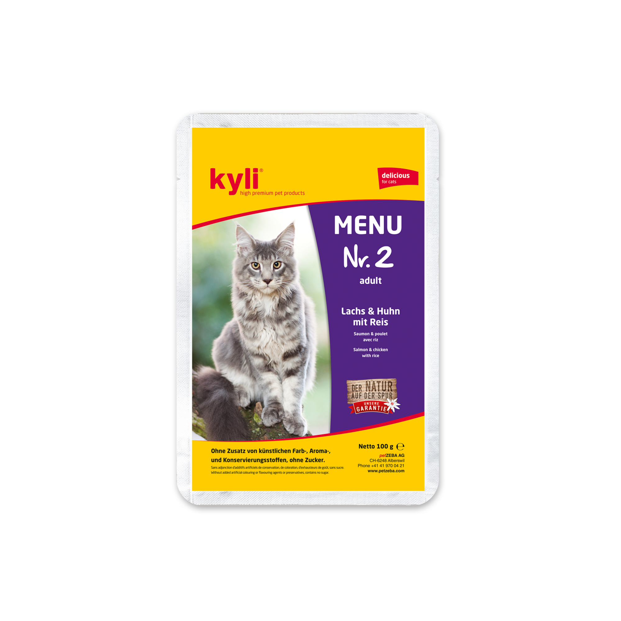 Artikel mit dem Namen Kyli Menu Nr. 2 adult im Shop von zoo.de , dem Onlineshop für nachhaltiges Hundefutter und Katzenfutter.