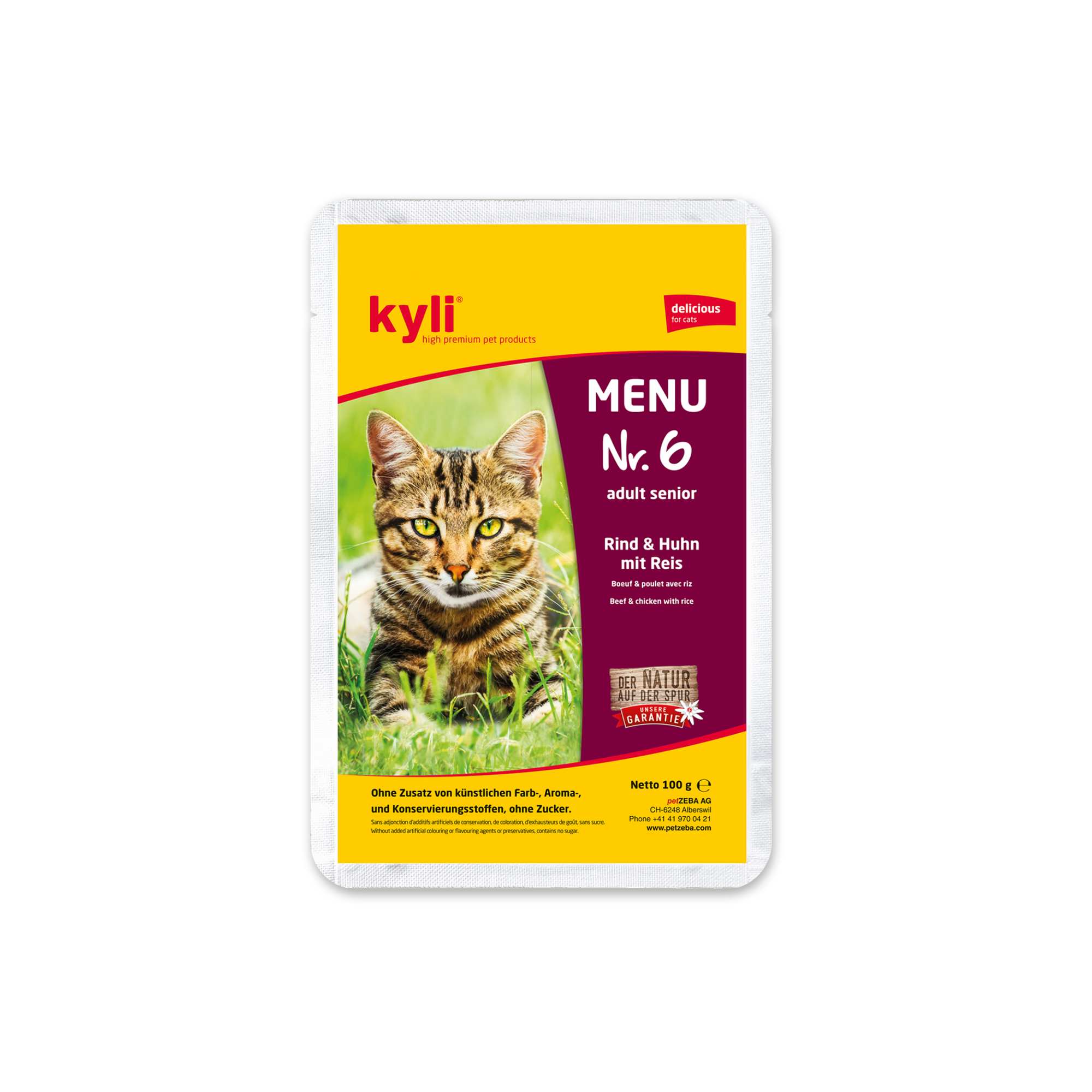 Artikel mit dem Namen Kyli Menu Nr. 6 senior im Shop von zoo.de , dem Onlineshop für nachhaltiges Hundefutter und Katzenfutter.