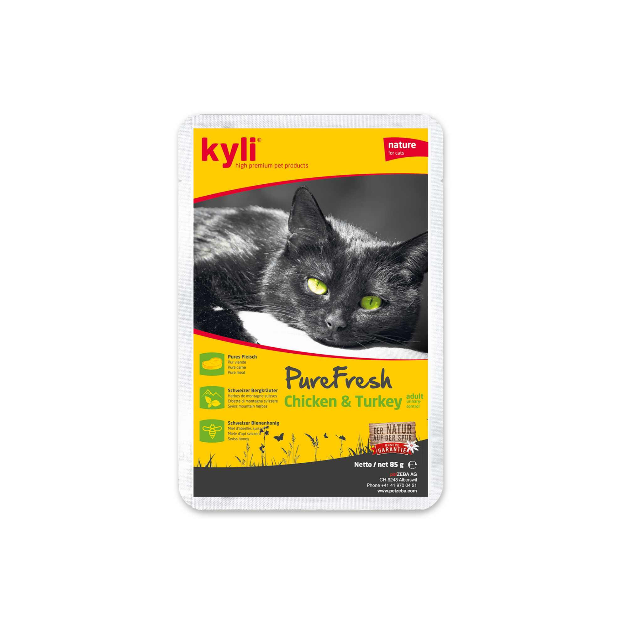 Artikel mit dem Namen Kyli PureFresh Chicken&Turkey im Shop von zoo.de , dem Onlineshop für nachhaltiges Hundefutter und Katzenfutter.