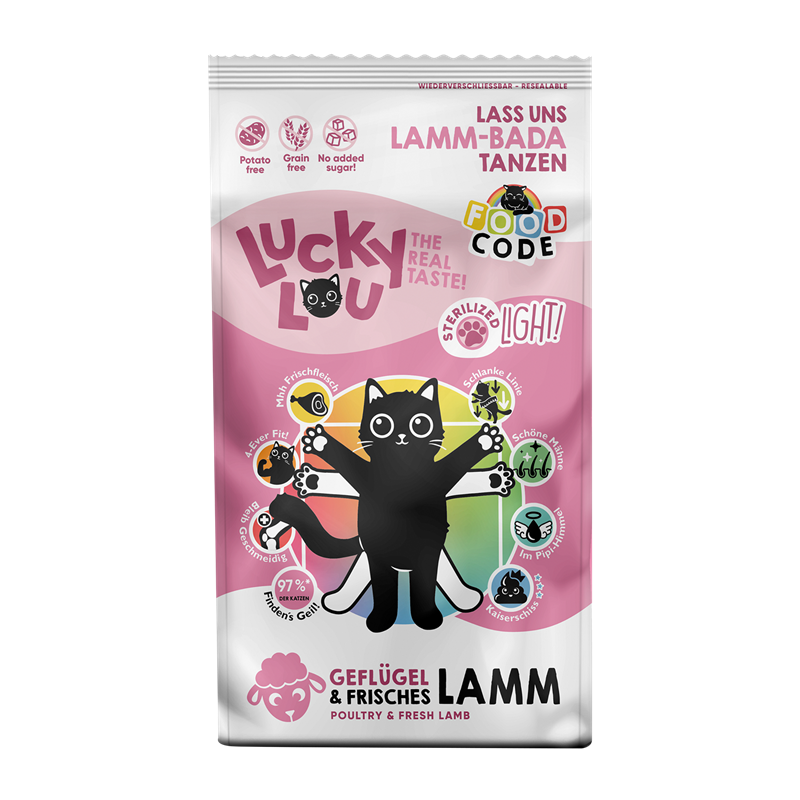 Artikel mit dem Namen Lucky Lou Light Geflügel &amp; Lamm im Shop von zoo.de , dem Onlineshop für nachhaltiges Hundefutter und Katzenfutter.