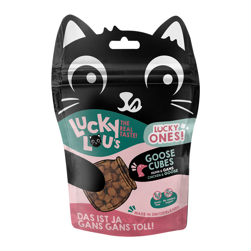 Artikel mit dem Namen Lucky Lou Lucky Ones Cubes im Shop von zoo.de , dem Onlineshop für nachhaltiges Hundefutter und Katzenfutter.