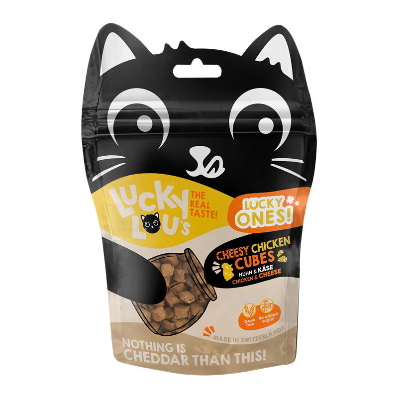 Artikel mit dem Namen Lucky Lou Lucky Ones Cubes im Shop von zoo.de , dem Onlineshop für nachhaltiges Hundefutter und Katzenfutter.