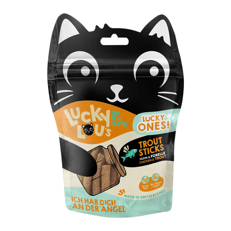 Artikel mit dem Namen Lucky Lou Lucky Ones Sticks im Shop von zoo.de , dem Onlineshop für nachhaltiges Hundefutter und Katzenfutter.