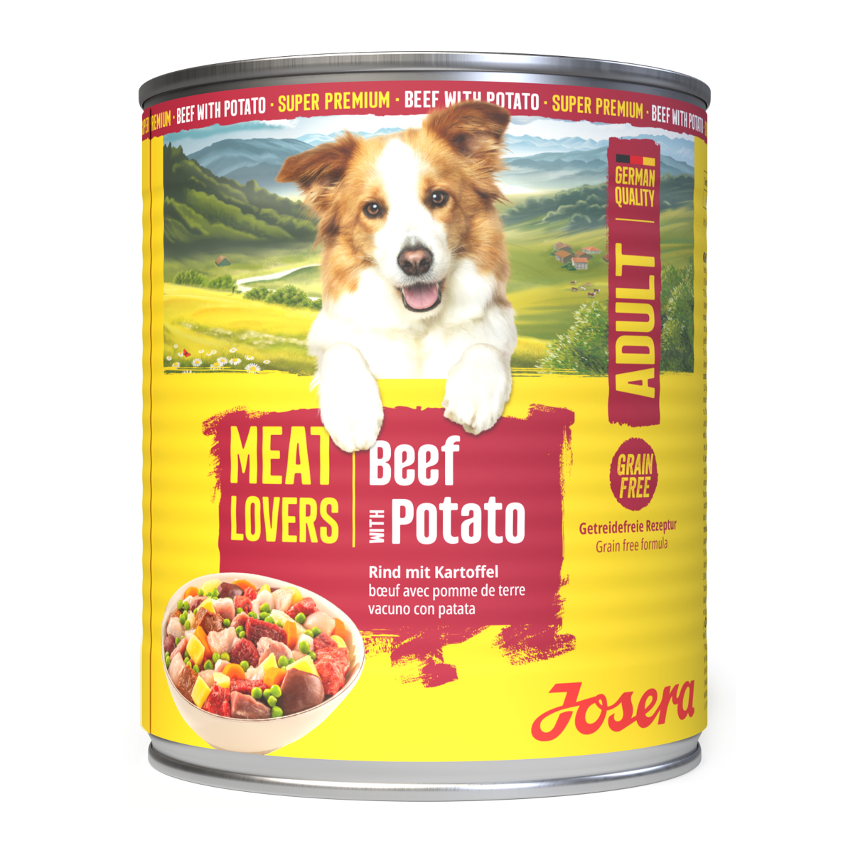 Josera Dog Dose Meat Lovers Adult Menu Beef &amp; Potato