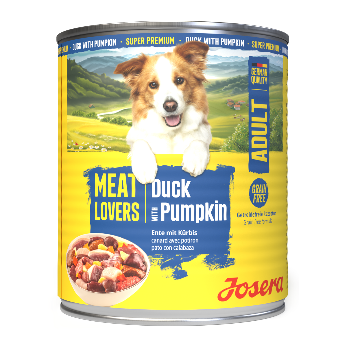 Josera Dog Dose Meat Lovers Adult Menu Duck &amp; Pumpkin
