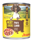 Josera Meat Lovers Pure Lamb Hundenassfutter mit 68 % Lamm, 800-g-Dose