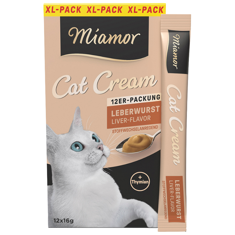 Miamor Cat Cream Leberwurst-Cream XL-Pack