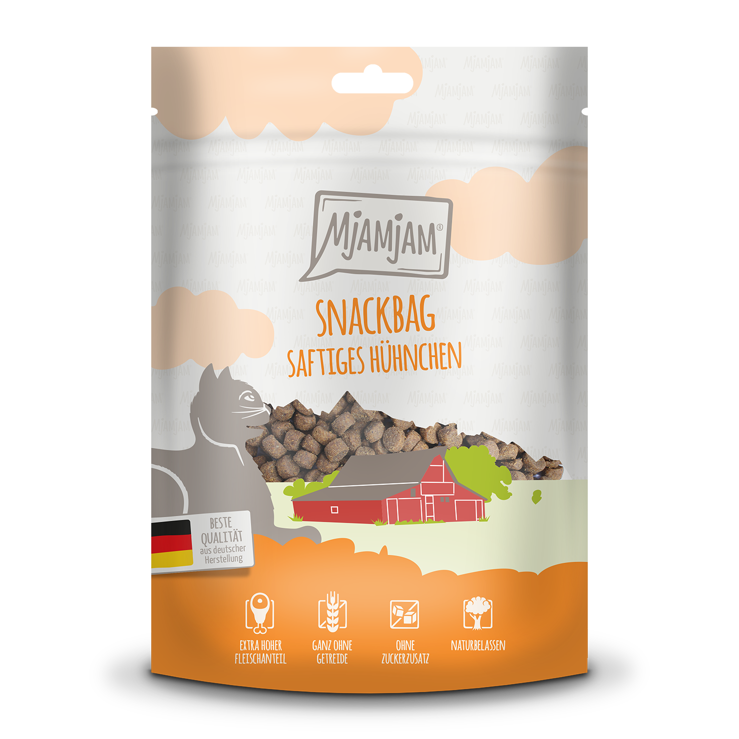 Artikel mit dem Namen MjAMjAM - Hund - Snackbag Hühnchen im Shop von zoo.de , dem Onlineshop für nachhaltiges Hundefutter und Katzenfutter.