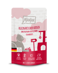 Artikel mit dem Namen MjAMjAM - Katze - kulinarischer Hirsch und Truthahn an frischen Cranberries im Shop von zoo.de , dem Onlineshop für nachhaltiges Hundefutter und Katzenfutter.