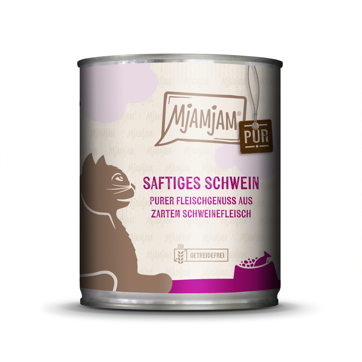 Artikel mit dem Namen MjAMjAM - Katze - purer Fleischgenuss Schwein im Shop von zoo.de , dem Onlineshop für nachhaltiges Hundefutter und Katzenfutter.