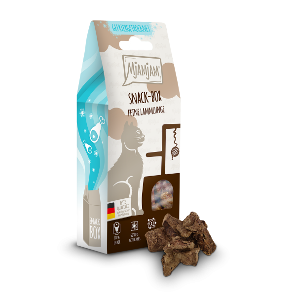 MjAMjAM feine Lammlunge, Katzensnack 35 g