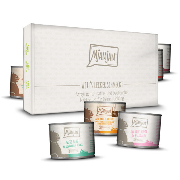 MjAMjAM Lecker Box für Katzen, 12 x 200 g