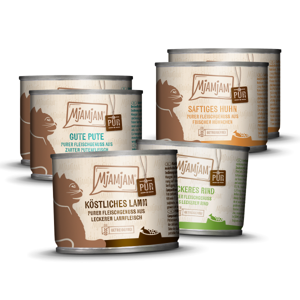 MjAMjAM Mixpaket V Purer Fleischgenuss, 6 x 200 g
