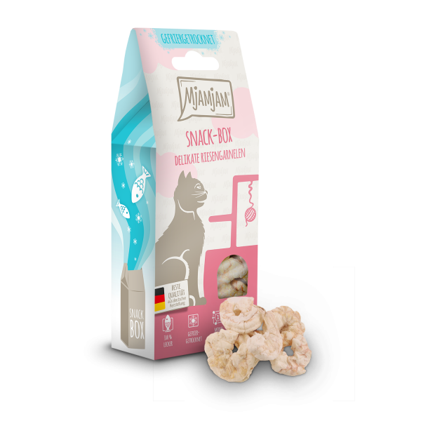 MjAMjAM delikate Riesengarnelen, Katzensnack 25 g