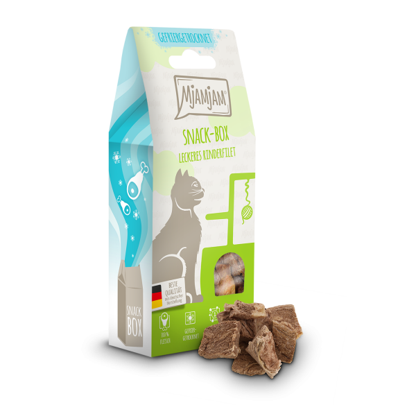MjAMjAM leckeres Rinderfilet, Katzensnack 35 g