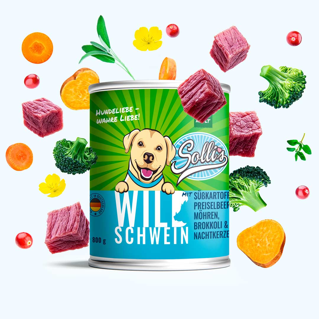 Nassfutter Wildschwein