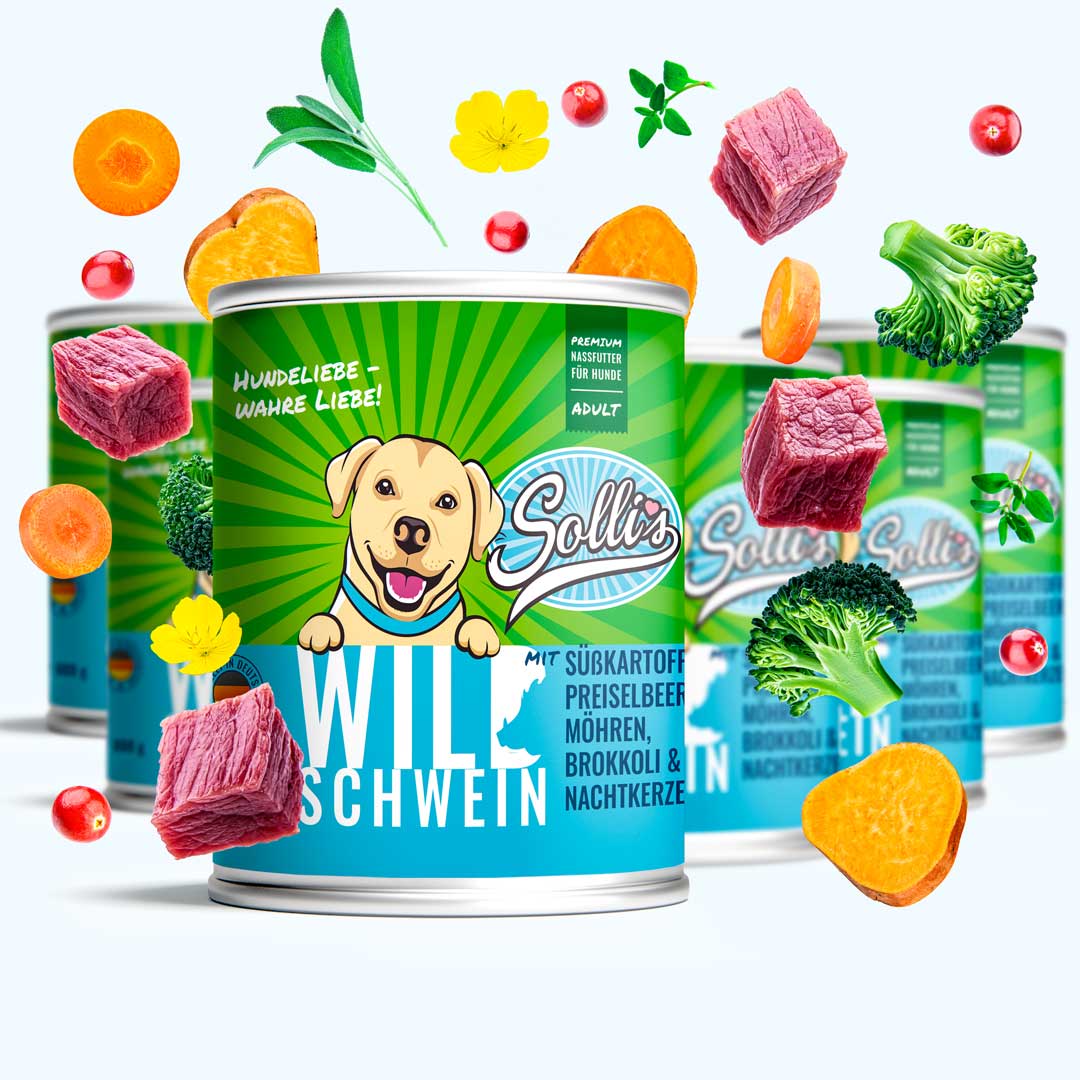 Nassfutter Wildschwein
