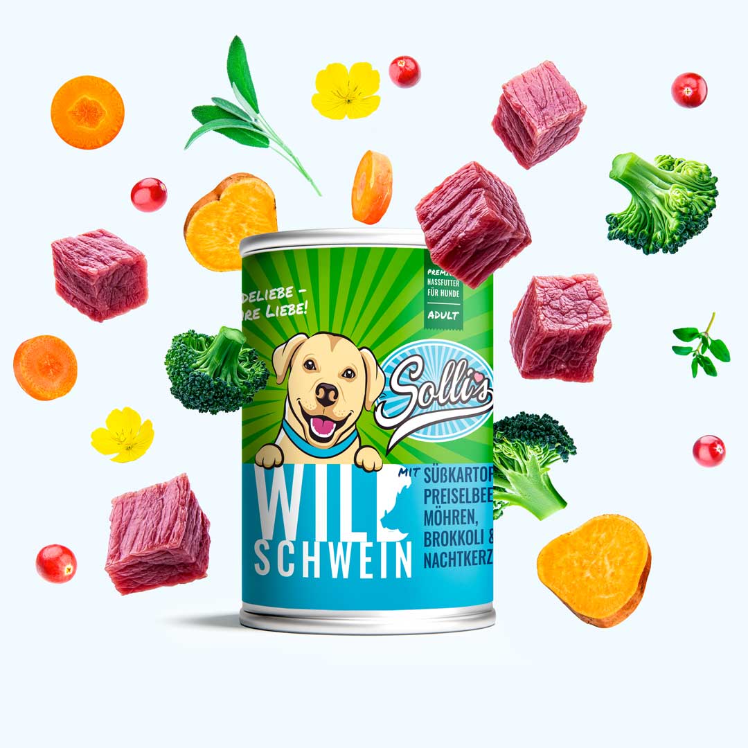 Nassfutter Wildschwein