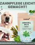 Artikel mit dem Namen Noms+ Dental-Pulver im Shop von zoo.de , dem Onlineshop für nachhaltiges Hundefutter und Katzenfutter.