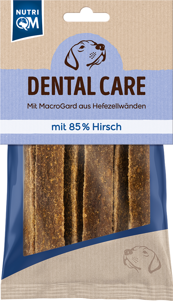 Artikel mit dem Namen NutriQM Hund Dental Care Hirsch im Shop von zoo.de , dem Onlineshop für nachhaltiges Hundefutter und Katzenfutter.