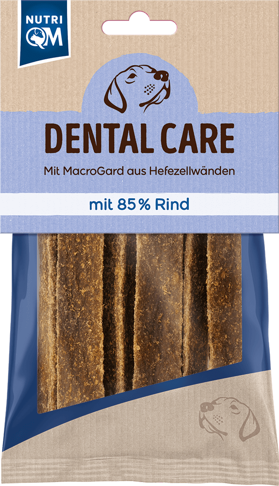 Artikel mit dem Namen NutriQM Hund Dental Care Rind im Shop von zoo.de , dem Onlineshop für nachhaltiges Hundefutter und Katzenfutter.