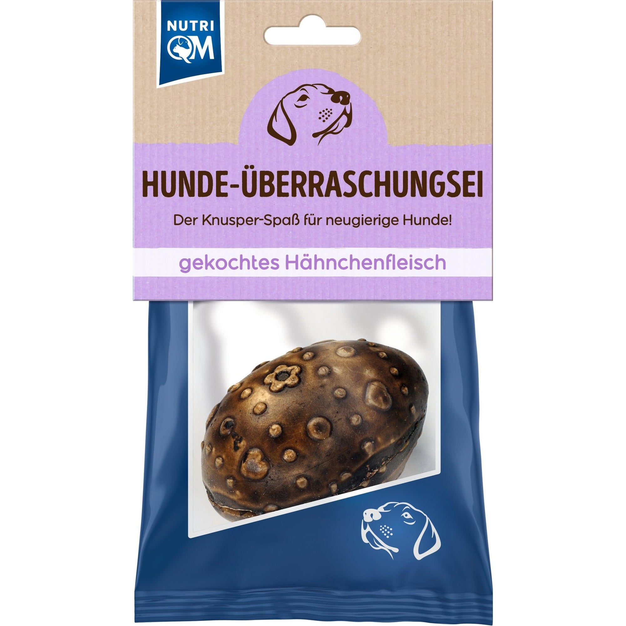 Artikel mit dem Namen NutriQM Hund Hunde-Überraschungsei im Shop von zoo.de , dem Onlineshop für nachhaltiges Hundefutter und Katzenfutter.