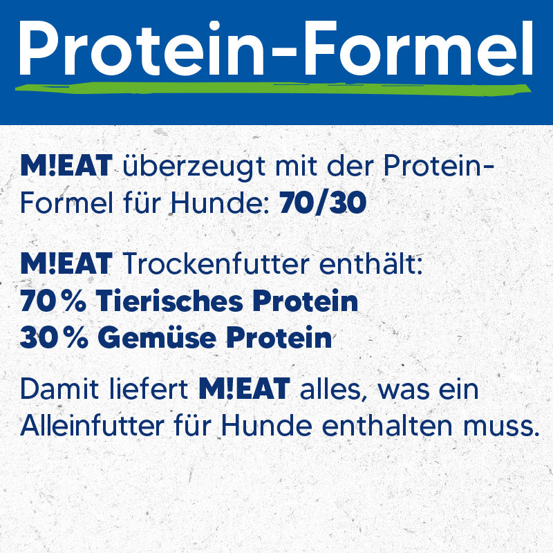 Artikel mit dem Namen NutriQM Hund M!eat Adult im Shop von zoo.de , dem Onlineshop für nachhaltiges Hundefutter und Katzenfutter.