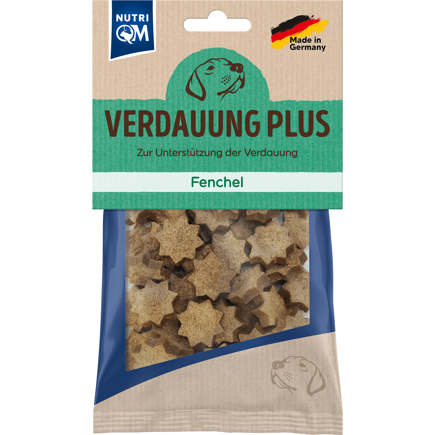 Artikel mit dem Namen NutriQM Hund Snack Verdauung Plus Fenchel im Shop von zoo.de , dem Onlineshop für nachhaltiges Hundefutter und Katzenfutter.