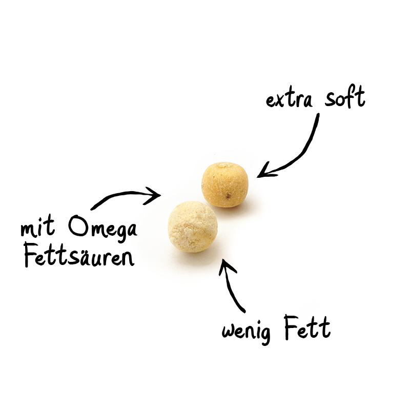 Artikel mit dem Namen NutriQM Hund Welpen Softis Mozarella im Shop von zoo.de , dem Onlineshop für nachhaltiges Hundefutter und Katzenfutter.