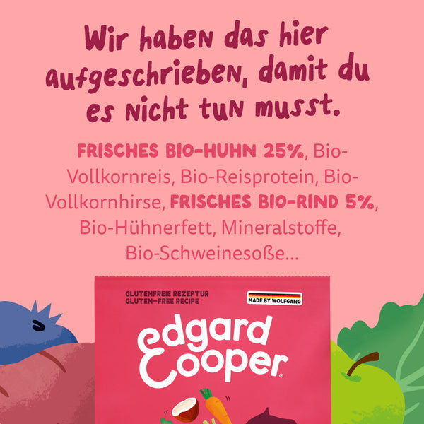Edgard Cooper Hund Bio Rind &amp; Freilandhuhn M