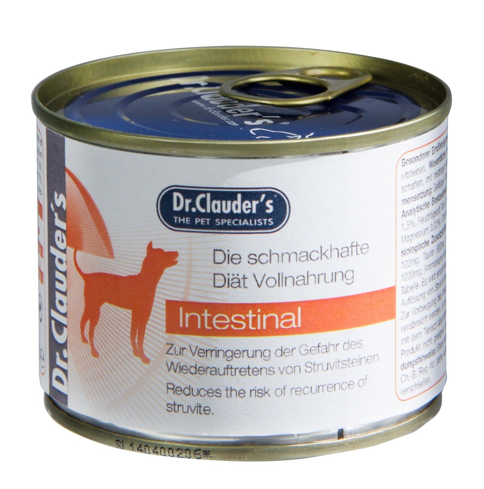 Artikel mit dem Namen Dr.Clauder&#39;s Diät IRD Intestinal Nassfutter im Shop von zoo.de , dem Onlineshop für nachhaltiges Hundefutter und Katzenfutter.