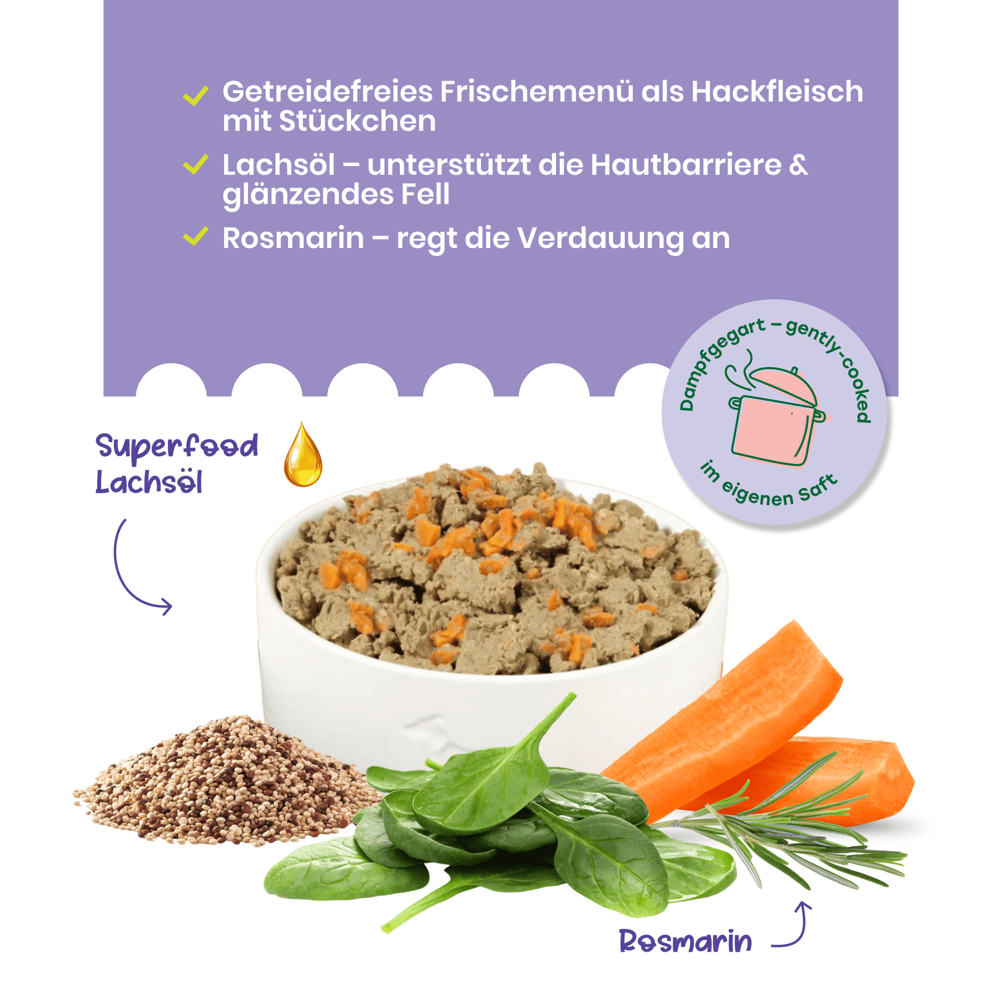 FAiRFRESH saftiges FAiRsprechen Rind mit Quinoa zoo-de