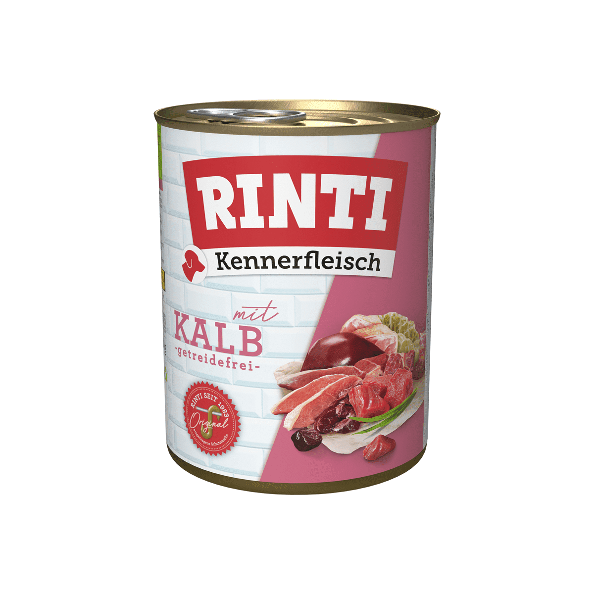 Artikel mit dem Namen Rinti Kennerfleisch Kalb im Shop von zoo.de , dem Onlineshop für nachhaltiges Hundefutter und Katzenfutter.