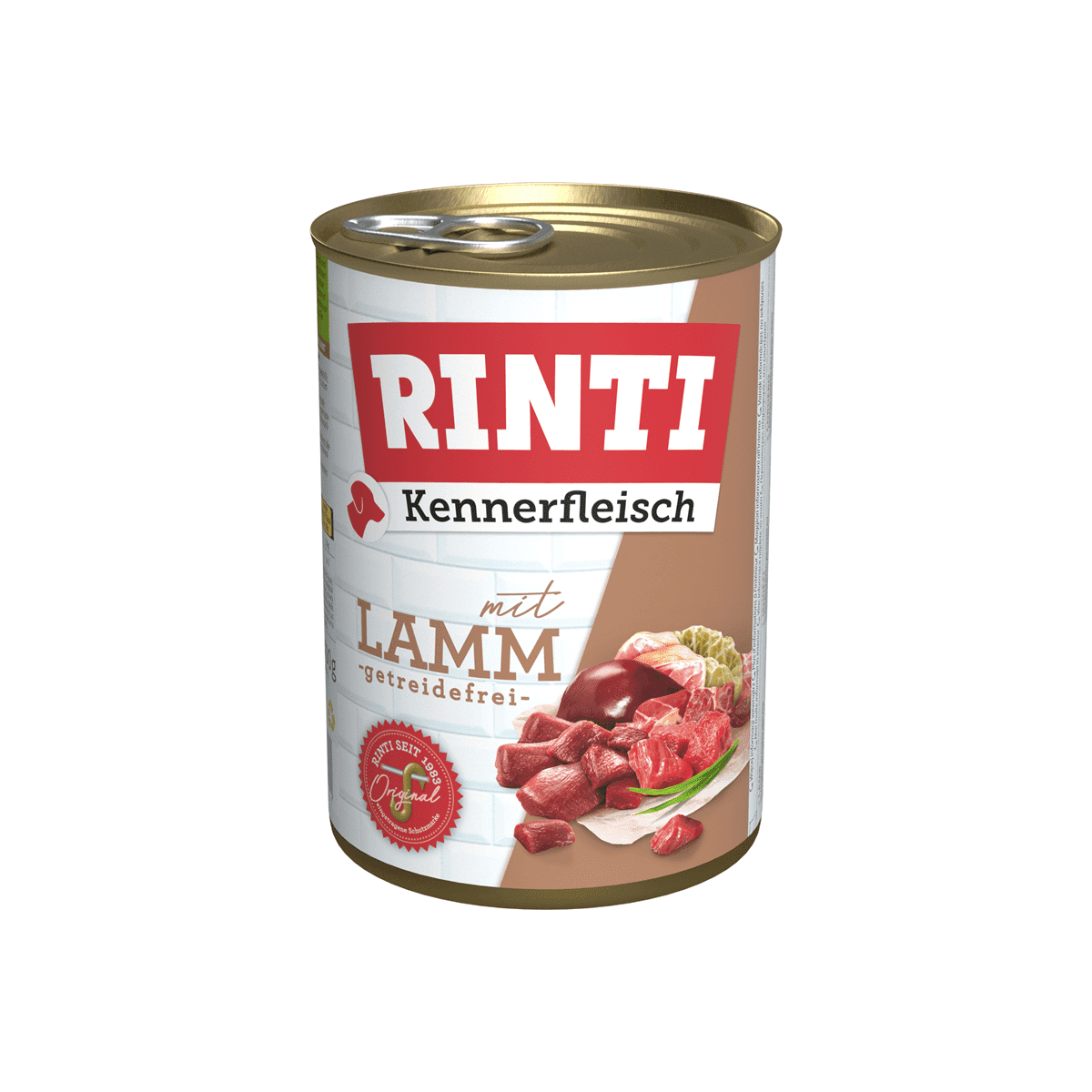 Artikel mit dem Namen Rinti Kennerfleisch Lamm im Shop von zoo.de , dem Onlineshop für nachhaltiges Hundefutter und Katzenfutter.