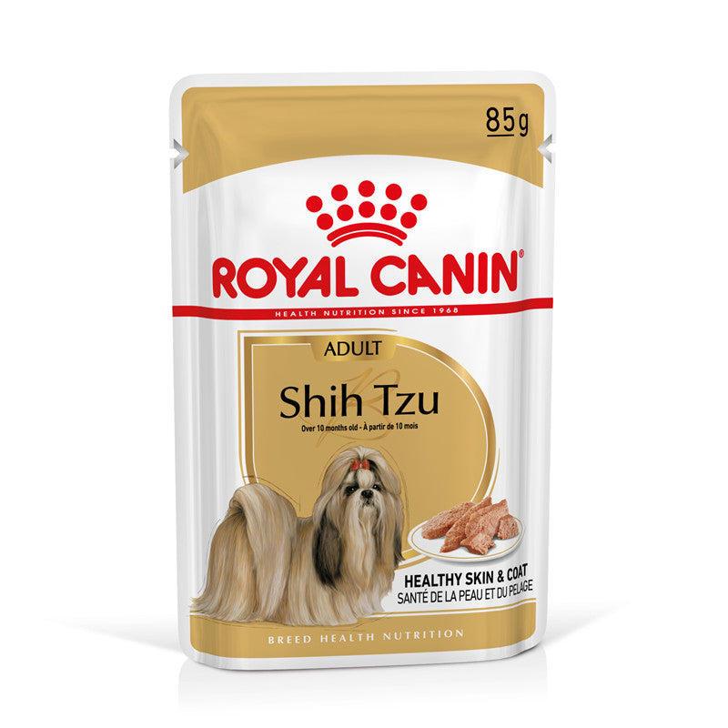 Royal Canin Hund Breed Shih Tzu Feuchtnahrung als Mousse (>10. Lebensmonat), 12 x 85 g
