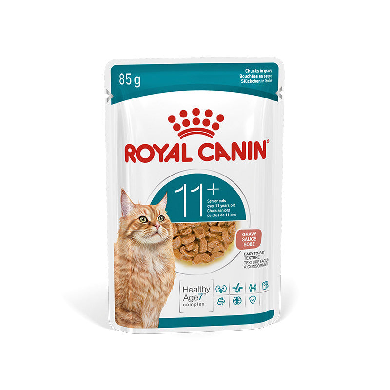 Royal Canin Katze Feline Health Nutrition Ageing 11+ Soße, 12 x 85 g