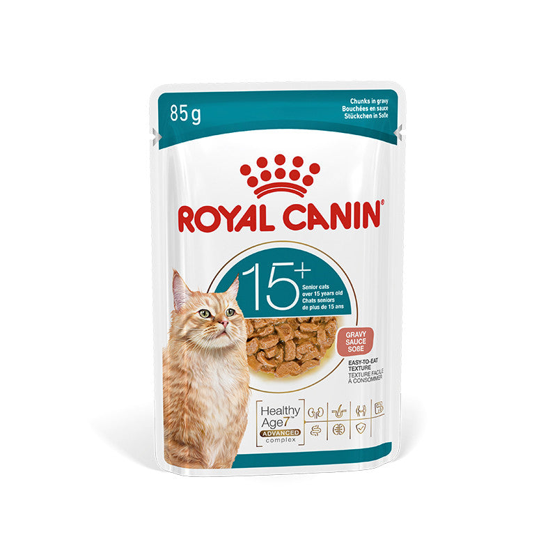 Royal Canin Katze Feline Health Nutrition Ageing 15+ Soße, 12 x 85 g