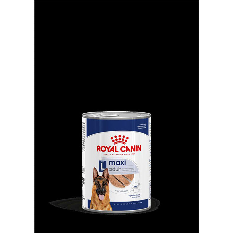 Royal Canin Hund MAXI Adult Feuchtnahrung als Mousse (>15. Lebensmonat), 12 x 410 g