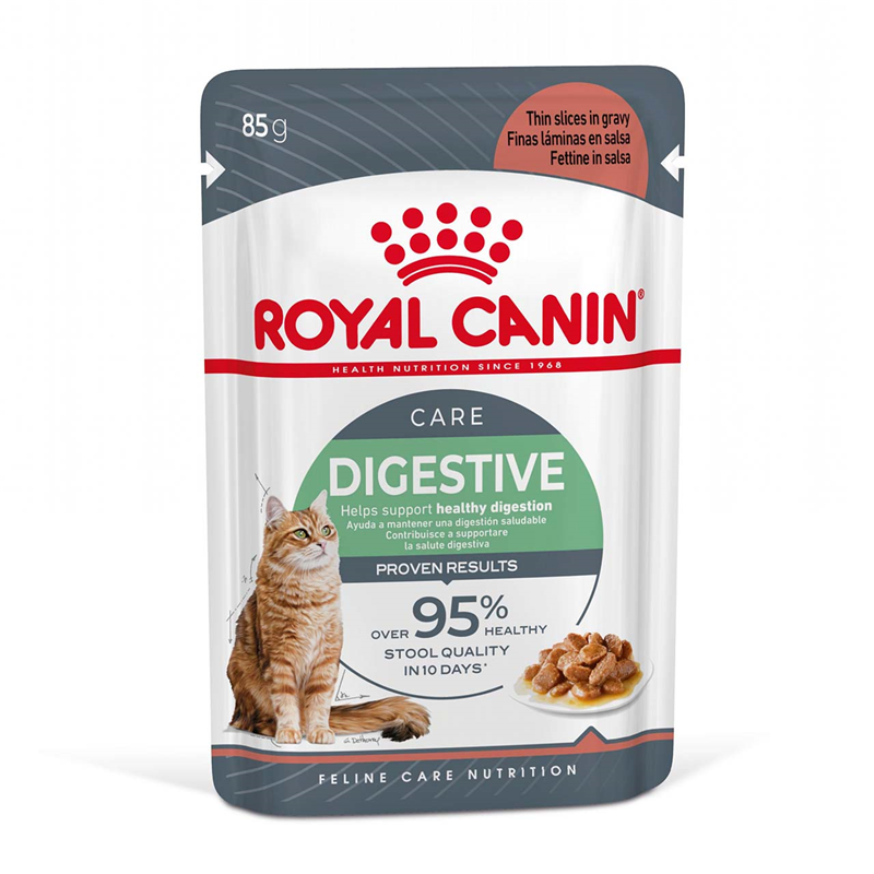 Royal Canin Katze Feline Care Nutrition Digest Sensitive in Soße Frischebeutel, 12 x 85 g