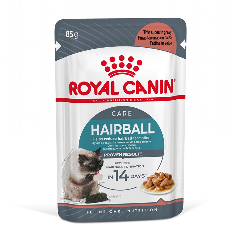 Royal Canin Katze Feline Care Nutrition Hairball Care in Soße Frischebeutel, 12 x 85 g