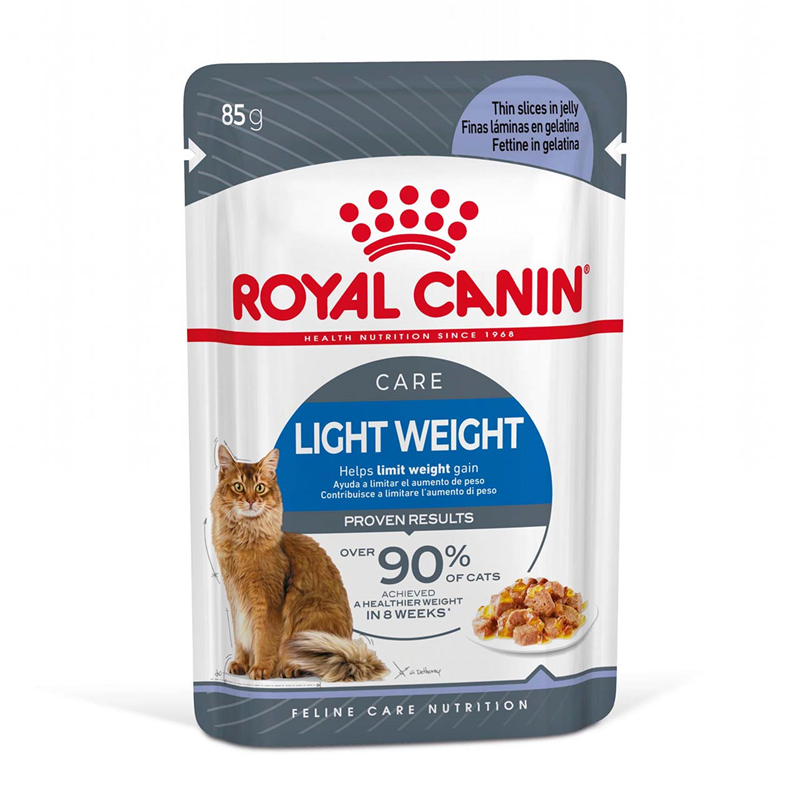 Royal Canin Katze Feline Care Nutrition Light Weight Care in Gelee Frischebeutel, 12 x 85 g