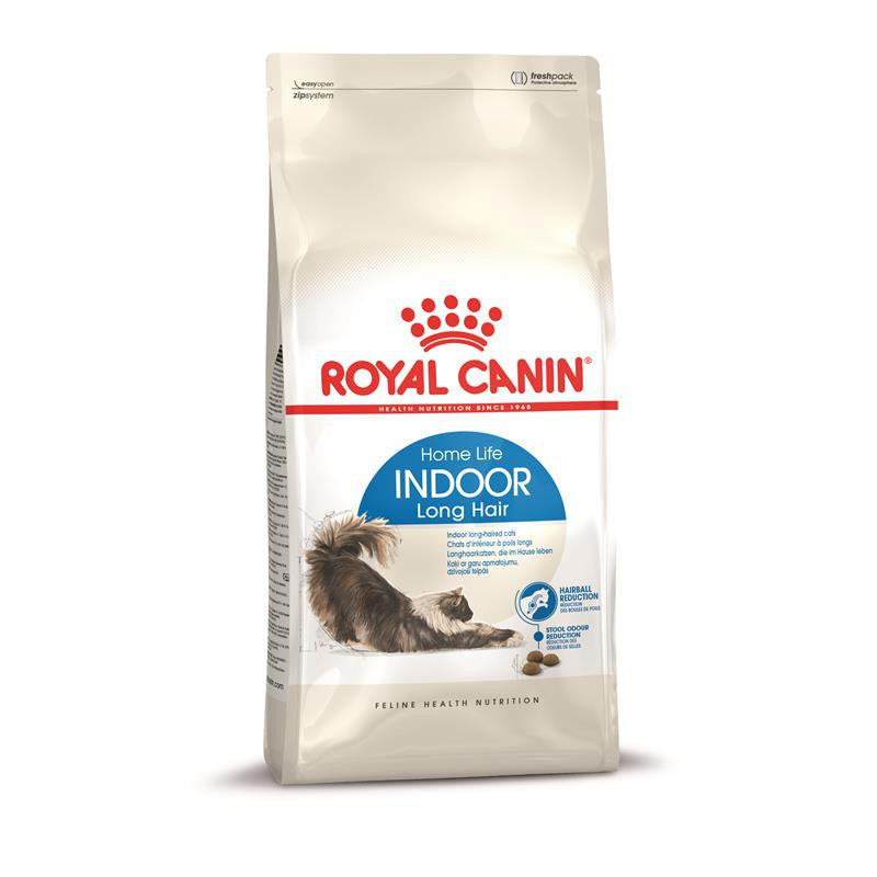 Royal Canin Katze Feline Health Nutrition Home Life Indoor Long Hair Adult, 400 g