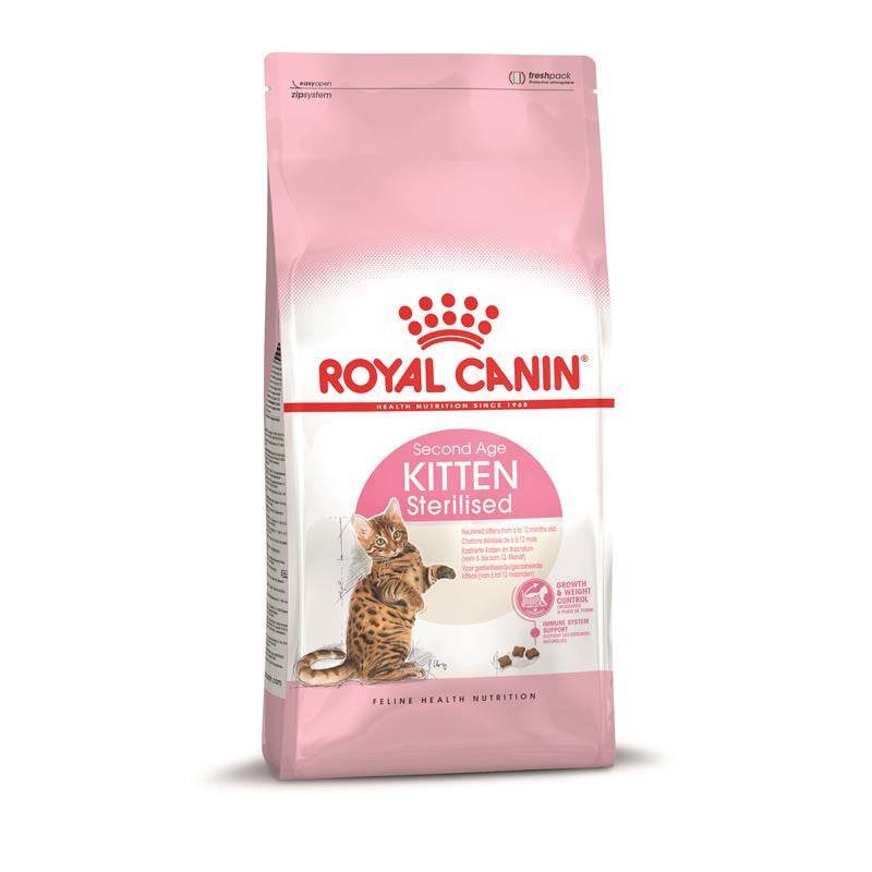 Royal Canin Katze Feline Health Nutrition Second Age Sterilised Kitten, 400 g